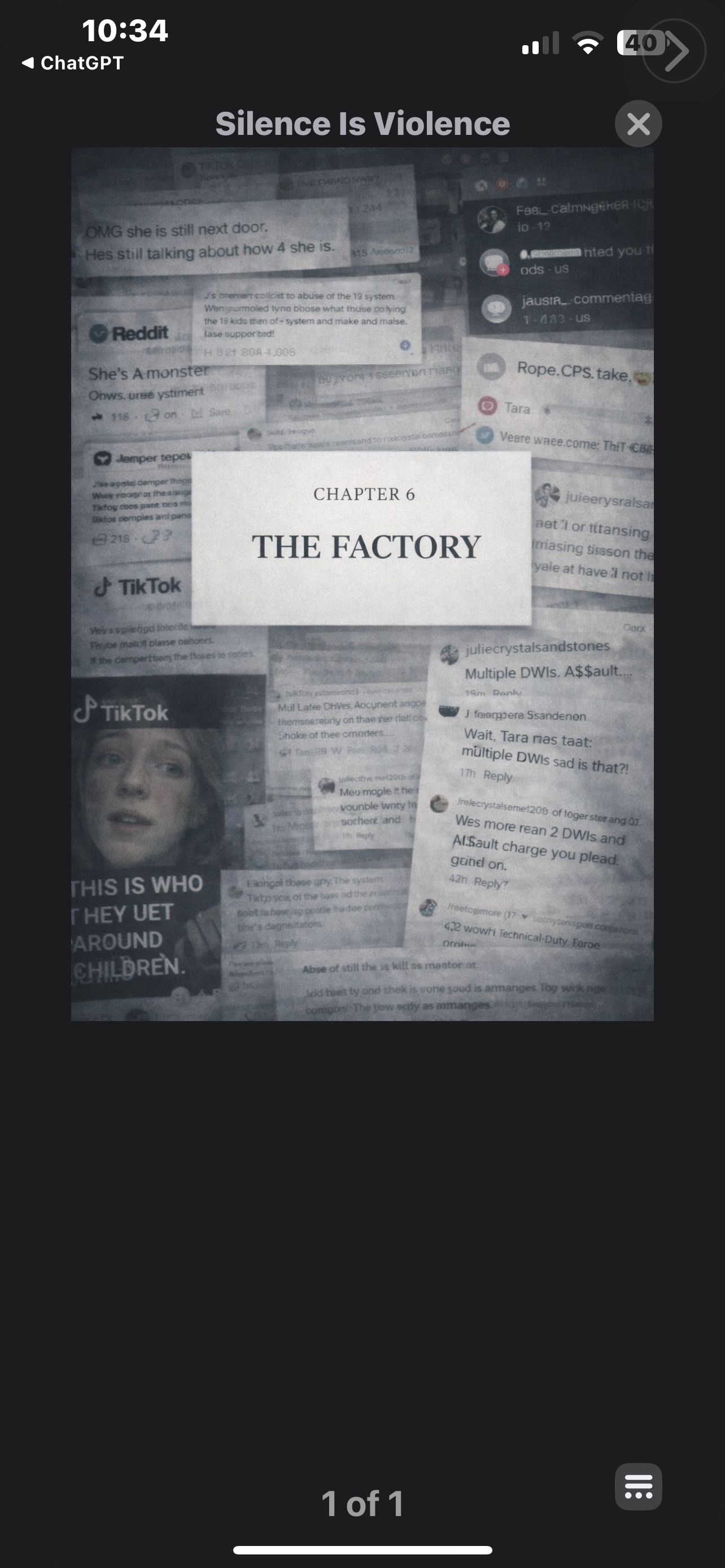 Silence is Violence- a memoir